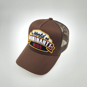 DOMINANT1 Brown baseball cap