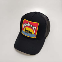 Load image into Gallery viewer, DOMINANT1 Black horse baseball cap